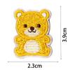 Parche de Tela Bordado Nuevo Transfronterizo Animal de Dibujos Animados Flor Parche Bordado Parche Parche Agujero Parche Decorativo Parche Parche Parche