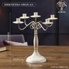 Candelabros nórdicos románticos para cenas a la luz de las velas, decoración para la mesa del comedor, candelabros modernos, sencillos y de lujo.