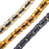 Lujo Ligero Resistente Terciopelo con Lentejuelas Tejido Cadena Metálica Cadena Decorativa para Ropa y Bolsos Accesorios DIY Cadena Venta al por Mayor