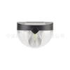 Luz de Muro de Cerca Semicircular 6 LEDs Alimentada por Energia Solar, Refletor LED, Luz Lavadora de Parede, Luz de Degrau, Luz de Muro de Cerca, Luz Externa com Controle de Luz