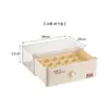 Caja de Almacenamiento Tipo Cajón Lista para Enviar con Compartimentos para Organizar Ropa Interior y Calcetines, Organizador de Armario Doméstico a Prueba de Polvo, Venta Directa del Fabricante