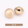 Casaco de Lã Metálico Cor Cobre em Forma de Cogumelo Jaqueta Terno Roupa Formal Botões Fechos de Botão Acessórios de Vestuário Jin Da