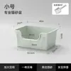 Caixa de areia para gatos extra grande, vaso sanitário para gatos anti-respingo, à prova de odores, bandeja de areia para gatos aberta enorme, companheiro de areia para gatos