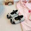 Zapatos de salón de un solo color estilo Chanel para niñas, nuevo modelo primavera y otoño 2026, zapatos pequeños de cuero elegantes para niños, zapatos de princesa, versátiles zapatos Mary Jane