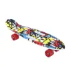 Board de Peixe Pequeno Banana Board Quatro Rodas Transfronteiriço de 27 polegadas Duas Mãos para Deslocamento de Adultos Skate de Quatro Rodas Board de Truque Único Venda por Atacado