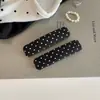 Pinza para el Cabello de Lunares Suave y a la Moda Estilo Coreano, Pinza Versátil para Flequillo Estilo Coreano, Estilo de Nicho con un Toque de Lujo, Pasador Lateral