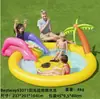 Piscina Inflable Intex para Niños Dinosaurio Doble Piscina Piña Sandía Piscina de Bolas Oceánicas Inflable Parque Acuático para Bebés Juguetes