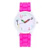 Reloj Digital de Lápiz Colorido de Dibujos Animados Transfronterizo Reloj para Estudiante Reloj Femenino Lindo Color Gelatina Correa de Silicona Reloj de Cuarzo