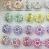 Cadena de Diamantes Flor de Rosa de Doble Capa de Alta Resistencia Transfronteriza Cuentas Sueltas Cuentas para Joyería DIY Cadena de Teléfono Llavero Cuentas Accesorios para Bolígrafos