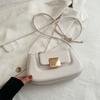 Moda simple estilo coreano Bolso de hombro anudado de color sólido estilo coreano para mujer 2024 primavera nuevo bolso bandolera versátil bolso de mujer