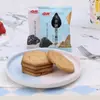 Qike Galletas Crujientes Sin Azúcar Sustituto de Cereales Gruesos Arroz Negro Sésamo Cereal Alimento para el Desayuno Snacks