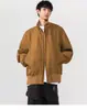 Comercio Exterior Calle Principal Americana Chaqueta Limpia con Cuello Alto para Hombre Otoño Marca de Moda Rogue Guapo Versátil Chaqueta de Béisbol Piloto Ropa de Abrigo