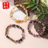 Pulsera de Cuentas Budistas para Hombre de Sándalo Negro, Sándalo Verde, Sándalo Morado, Pulsera Natural de Siete Colores Siete-Mente-Cuerpo Hilo Natural de Siete Colores