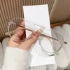 Armação de Óculos Nova Estilo Face Lisa Emagrecimento Ponte Dupla Quadrada e Redonda Moda para Homens e Mulheres Luz Azul Anti Pode Ser Montada com Lentes de Óculos Ópticos Miopia Fotocromáticos