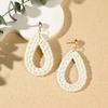 Pendientes de Borla para Turismo Yunnan Dali Lijiang Pendientes Largos Bohemia Distintivos Joyería con Colgante de Hoja para el Cabello