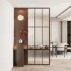 Nueva Mampara de Madera Maciza Estilo Chino con Pantalla de Cristal para Sala de Estar, Entrada Moderna Simple, Comedor, Divisor de Oficina