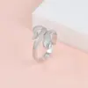 Anillo de Acero de Titanio Anillo de Serpiente Retro Europeo y Americano Anillo Ajustable para Mujer Hip-hop Anillo Realista con Forma de Serpiente para Dedo Índice Transfronterizo Nuevo