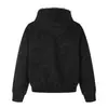 Chaqueta de Algodón con Capucha y Cuello de Piel con Diseño de Botones Napoleon Retro Americano para Hombres y Mujeres Otoño Cálida Casual Versátil Moderna