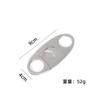 Tijeras para puros de acero inoxidable, tijeras de plástico para tabaco, juego de herramientas, cuchillo para puros portátil de doble filo, venta al por mayor