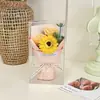 Día de la Madre Flor de Jabón Mini Ramo de Bolsillo Rosa Girasol PVC Souvenir Transfronterizo Regalo de Cumpleaños Decoración