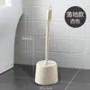 Ferramentas de Limpeza de Vaso Sanitário Conjunto de Escova de Vaso Sanitário Doméstico Japonês Escova de Vaso Sanitário de Cabo Longo Plástico Cerdas Macias Escova de Vaso Sanitário Sem Pontos Mortos