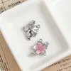 Aleación Gota de Aceite Flor Fresca Hoja de Ginkgo Ins Pequeña Fragancia Collar Pendientes Pulsera Colgante de Joyería DIY