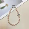 Muñeca Linda de Dibujos Animados Cadena Hecha a Mano Cordón Colgante Adorno Colgante Cordón para Teléfono Bolso con Cuentas para Cámara Colgante para Teléfono