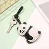 Pingente Personalizado Criativo de Couro Tesouro Nacional Panda Gigante, Pingente Fofo para Bolsa de Couro, Personalização de Enfeite para Presente de Feriado