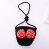 Sombrero Infantil Estilo Coreano Lindo Mickey para Niñas Sombrero de Lana para Niña Pequeña Bebé Sombrero de Pescador Tejido Conjunto de Moda Dibujos Animados