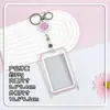 Porta-cartão rígido tipo caixa de diálogo transparente para cartões de estudante, cartões de refeição, cartões de acesso e capas protetoras de crachás - fabricante para comércio transfronteiriço