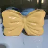 Portacepillos de Dientes con Forma de Corazón y Lazo para Niñas Lavabo de Baño Creativo Soporte de Almacenamiento para Cepillo de Dientes Eléctrico y Pasta de Dientes