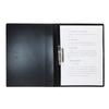 Carpeta A4 Portadocumentos de Doble Pinza Plástico Pinza Fuerte Almacenamiento de Papelería Carpeta de Archivos Carpeta para Estudiante