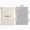 Lienzo en blanco bolsillo con cordón bolsillo bolsillo bolsa de algodón bolsa de cuero mandarina bolsa de regalo almacenamiento bolsa antipolvo logo impreso