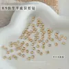 K9 Imitación Estrella de Mar Arte de Uñas Pedrería Monos Pequeños de Colores Estrellas Súper Brillantes Estrella de Cinco Puntas de Fondo Plano Decoraciones de Arte de Uñas Portátiles Pedrería