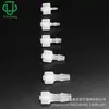 JU Jiyou Wholesale 1/16-1/4 Rosca Externa Cánula de Manguera Pagoda Plástico PP Conector LUER LUER