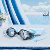Verano venta caliente adulto joven universal gafas de natación material de silicona suave y cómodo impermeable antivaho HD