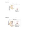 Adhesivo de Pared Conejo Nube Luna de Pascua Removible Sala de Estar Entrada Dormitorio Autoadhesivo Pintura Transfronterizo Temu Dropshipping