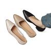 Sapatos Femininos Jinbukang Yutu para o Dia a Dia com Salto Baixo Novo Estilo Sapatos de Couro Macio com Salto Grosso Sola Macia Sapatos para Todas as Estações Estilo Francês