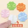 Parches Bordados de Flores para Ropa, Reparación de Chaquetas de Plumas, Parches Autoadhesivos para Decoración de Diarios DIY, Accesorios para Ropa