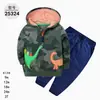 Comercio Exterior Ropa Infantil Primavera y Otoño Conjunto Infantil de Dos Piezas Material Sudadera Sudadera con Capucha Ropa Infantil para Bebés Ropa de Salida [Al por Mayor]