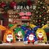 Novas Sacolas de Doces de Natal Transfronteiriças, Sacolas para Embalagem de Presentes de Confeitaria, Sacolas com Cordão de Fita, Sacolas com Cordão de Orelha de Coelho de Maçã