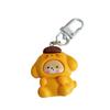 Nuevo Colgante de Dibujos Animados de Sanrio de Tarjeta Grande Colgante Gordo Dulce Blanco Hebilla Accesorios para Bolsa de Estudiante Llavero Divertido