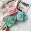 Sudeste Asiático Comércio exterior atacado Bolsa feminina 2023 novo padrão de crocodilo PVC bolsa de geleia cor doce bolsa feminina crossbody de mão