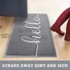 Artículos Más Vendidos Transfronterizos: Bienvenido Alfombrillas de Bucle de Seda, Alfombrillas de Entrada de Bucle de Seda de Alta Densidad de PVC, Felpudos Antiadherentes, Felpudos Antideslizantes y Resistentes a la Suciedad