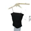 Camisola Spice Girl de primavera 2025, nueva prenda exterior plisada francesa, sin mangas, para mujer