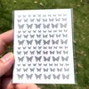 Pegatina de manicura de mariposa tatuaje facial cuenta manual cara mascarada show niños diy decorativo pegatina de polvo de cebolla