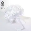 Ramo de novia de flor artificial estilo coreano pe foam No. 9 suministros de boda de flores artificiales ramo de novia Perla al por mayor