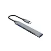 Estación de acoplamiento USB 3.0 de 1 a 5 puertos para teléfonos móviles, portátiles, drones, lectores de tarjetas, adaptador multipuerto Tipo-C