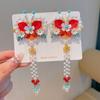 Accesorios para el Cabello Estilo Chino Hanfu para Niñas, Pinzas para el Cabello con Borlas, Pasadores Tradicionales para el Festival de Mediados de Otoño y Navidad