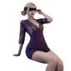 Ouvindo Bêbado Encanto do Vento Lingerie Plus Size Saia Sexy de Renda Colada ao Corpo Uniforme de Secretária Tentação Transparente Não Precisa Tirar Pijama Paixão
